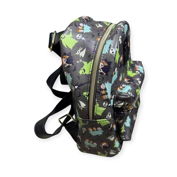 Disney Loungefly Nightmare Before Christmas Mini Backpack Purse Grey NBC Bag main image 5